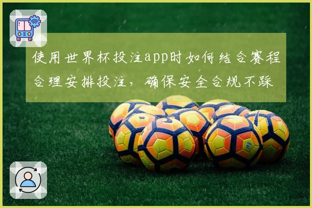 使用世界杯投注app时如何结合赛程合理安排投注，确保安全合规不踩坑