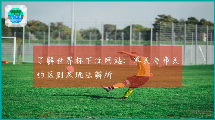 了解世界杯下注网站：单关与串关的区别及玩法解析