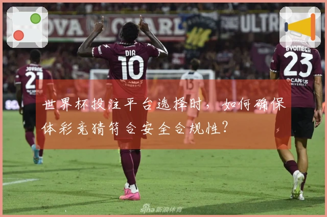 世界杯投注平台选择时，如何确保体彩竞猜符合安全合规性？